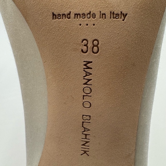 Manolo Blahnik Hangisi 70mm leather pumps - Picture 8 of 8